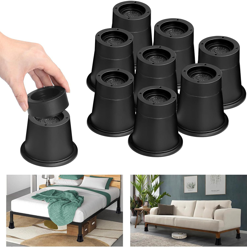 Furniture Hardware Brackets - 4Pcs Heavy Duty Furniture Riser Round
