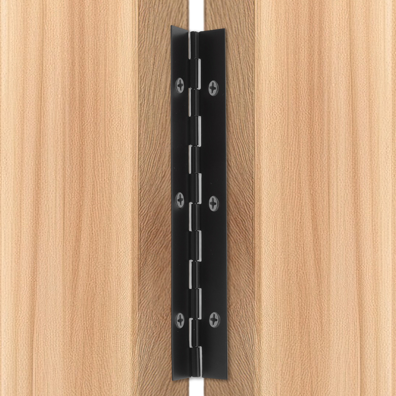 Piano Hinge Continuous - 1Set Long Heavy Duty Black Continuous
