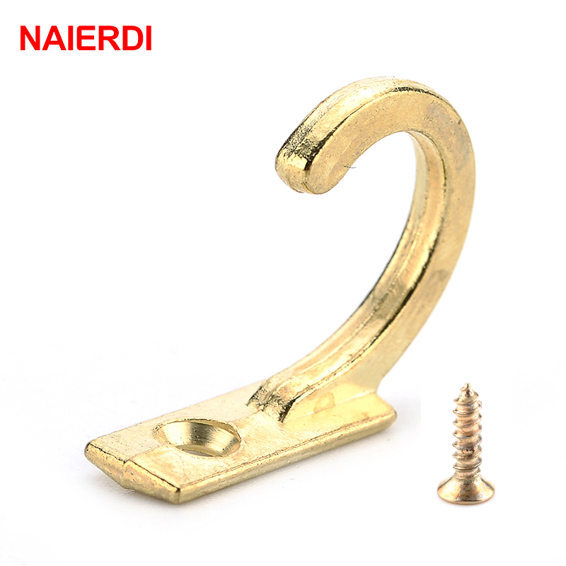 Furniture Hardware Wood - Naierdi 10 Chiếc Nhỏ Cổ Móc