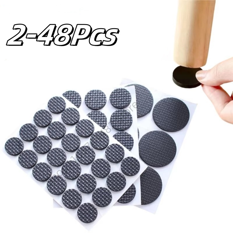 Furniture Hardware Brackets - 2-48Pc Self Adhesive Black Furniture Leg