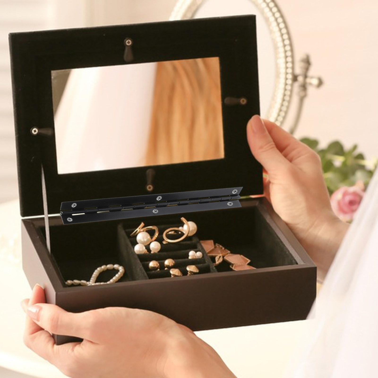 Piano Hinge Continuous - 4 Pcs Piano Hinge Continuous Jewelry
