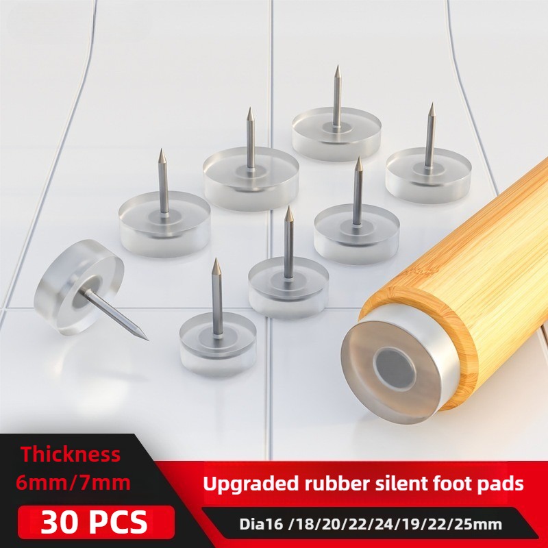Furniture Hardware Brackets - 20pcs Furniture Feet Nails Stick-on Glide