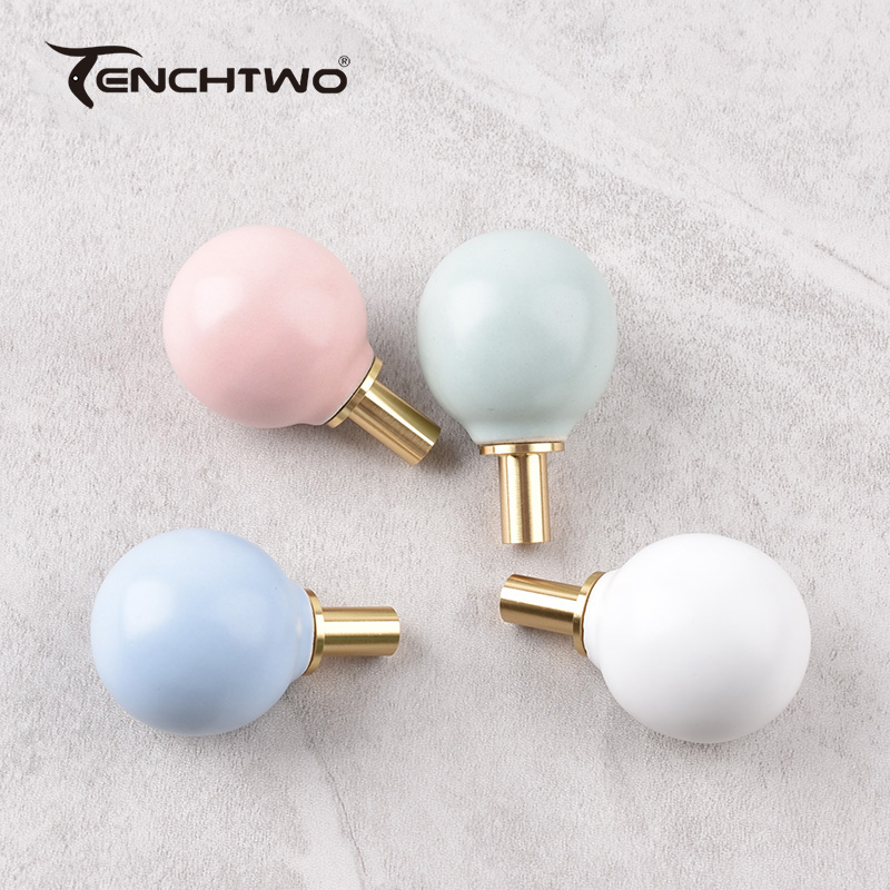 Round Ceramic Hook Clothes Han - đánh giá và giá Furniture Hardware Brackets