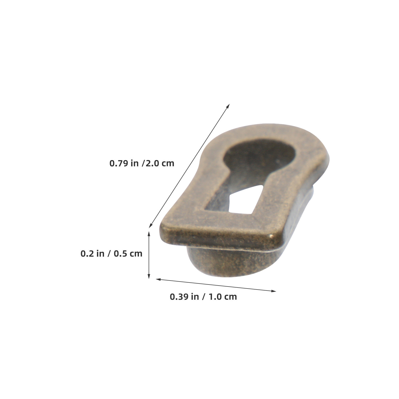 12Pcs Oval Zinc Alloy Keyhole  - đánh giá và giá Furniture Hardware Brackets