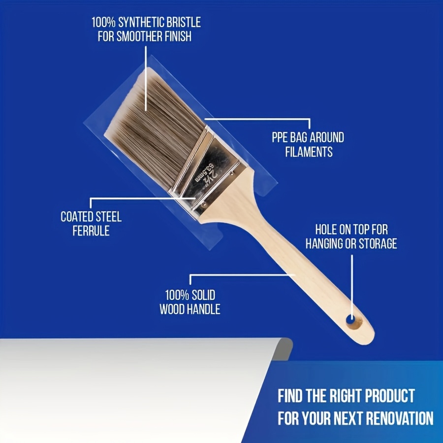 5Pcs High Quality Paint Brush  - đánh giá và giá Furniture Hardware Wood