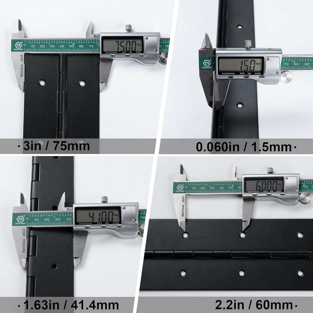 6in-20in Black Piano Hinges He - đánh giá và giá Piano Hinge Continuous