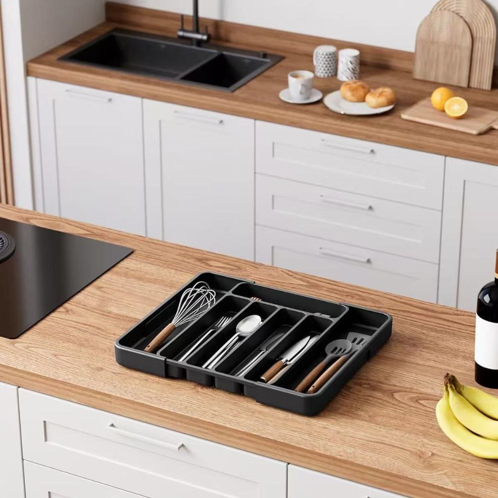 Adjustable Cutlery Drawer Orga - đánh giá và giá Drawer Organizer Peg