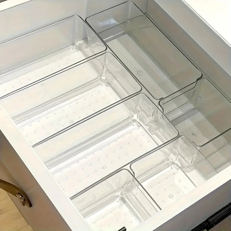 7pcs Transparent Plastic Cosme - đánh giá và giá Drawer Organizer Peg