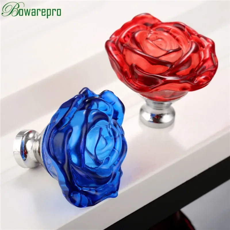 Bowarepro 50MM Pha Lê Hoa Hồng - đánh giá và giá Furniture Hardware Wood