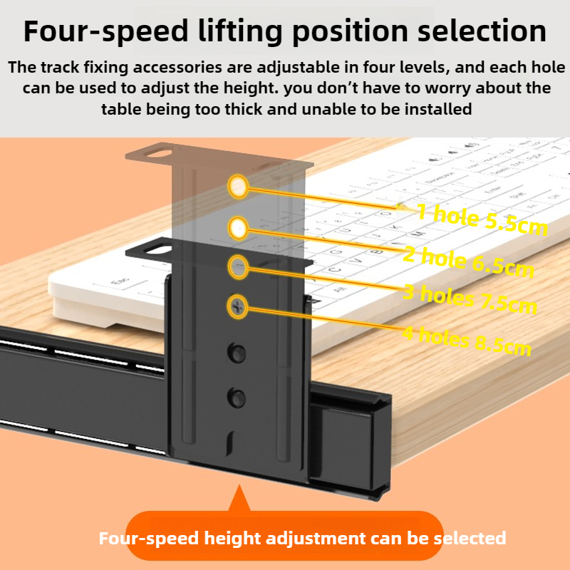 Under Desk Keyboard Tray Slide - đánh giá và giá Drawer Organizer Peg