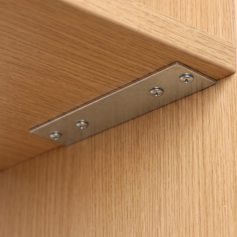6/1PCS Heavy Duty Straight Bra - đánh giá và giá Furniture Hardware Wood