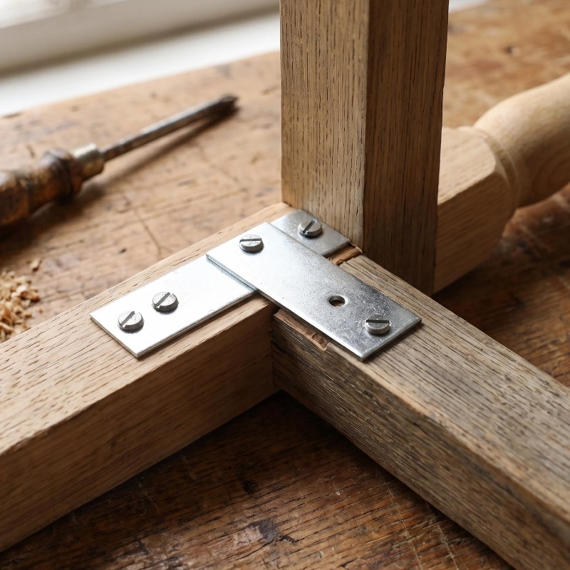 6/1PCS Heavy Duty Straight Bra - đánh giá và giá Furniture Hardware Wood