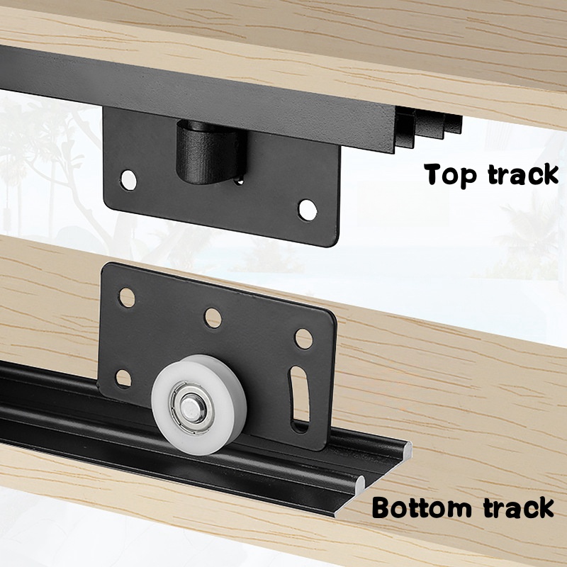 2 Sets Sliding Closet Door Rol - đánh giá và giá Furniture Hardware Kit