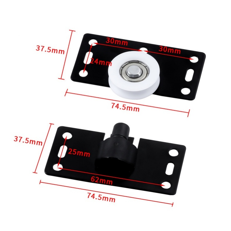 2 Sets Sliding Closet Door Rol - đánh giá và giá Furniture Hardware Kit