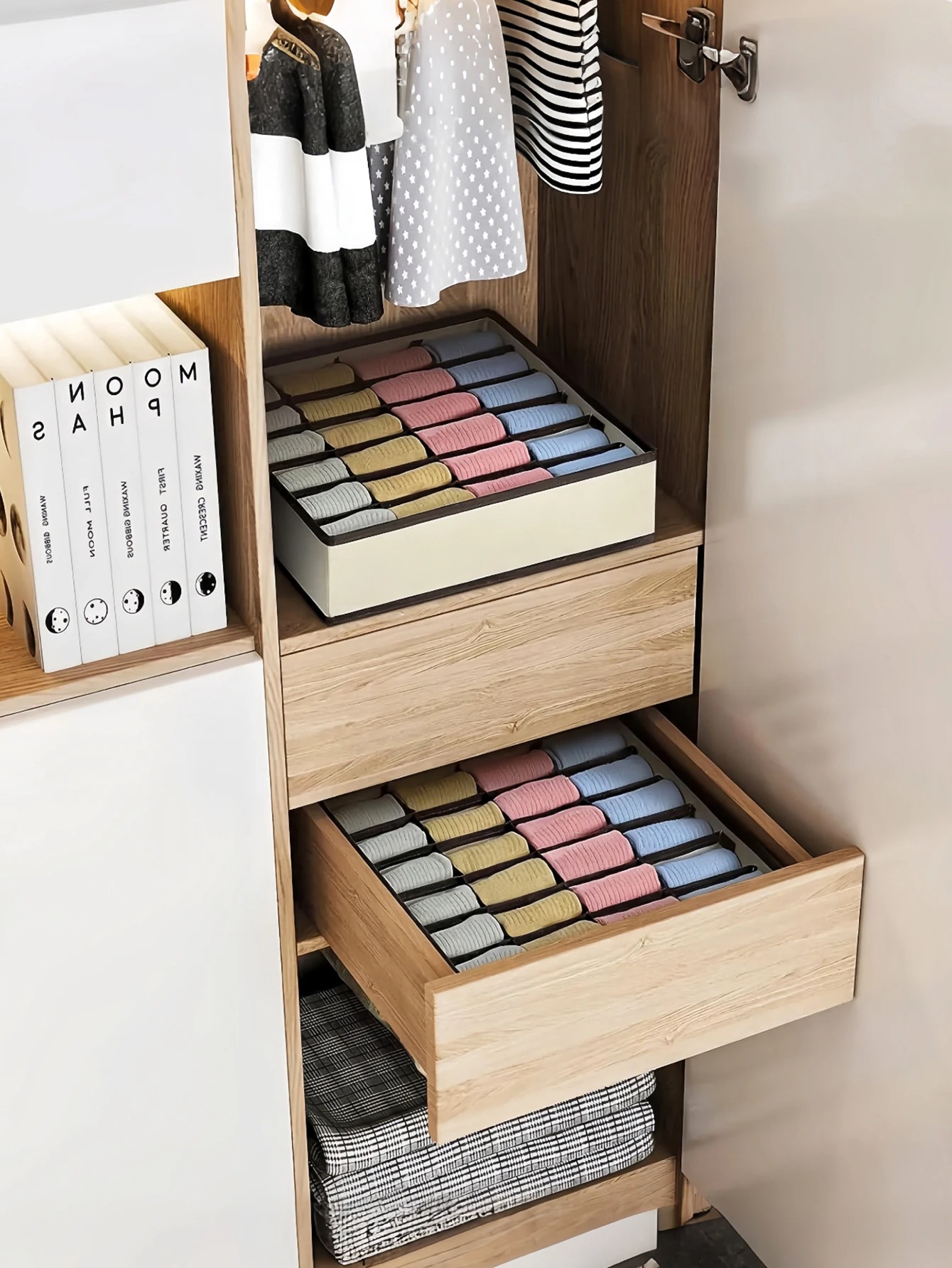 Organizer For Underwear Socks  - đánh giá và giá Drawer Organizer Peg